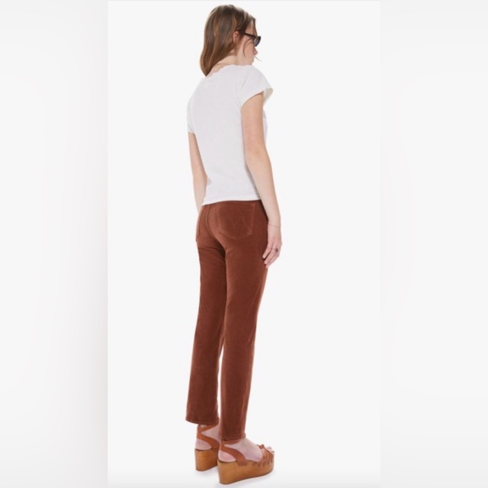 MOTHER Women's The Tomcat Ankle Hopscotch Corduroy Pants - Picture 2 of 7